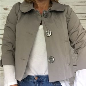 Vertigo Paris Spring Cropped Jacket Taupe …